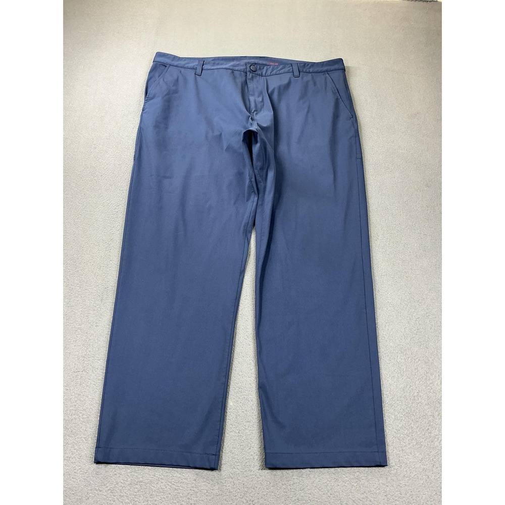 Rhone Pants Mens 40x27 Blue Nylon Stretch Chino Performance Casual Golf